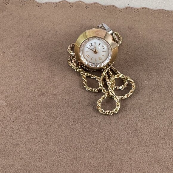 Vintage Caravelle made by Bulova in very good Condition 7 Jewel Necklace Pendant - Picture 6 of 10